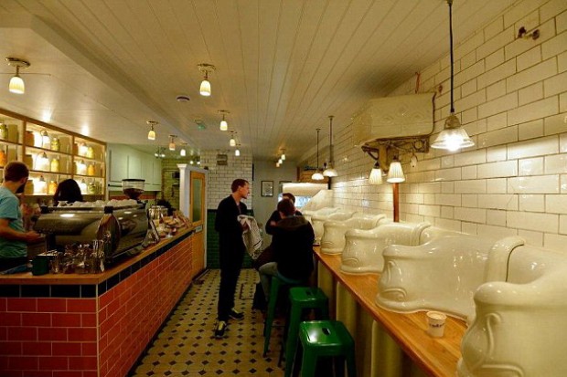 The attendant foley street london public toilet turned into a sandwich bar src=