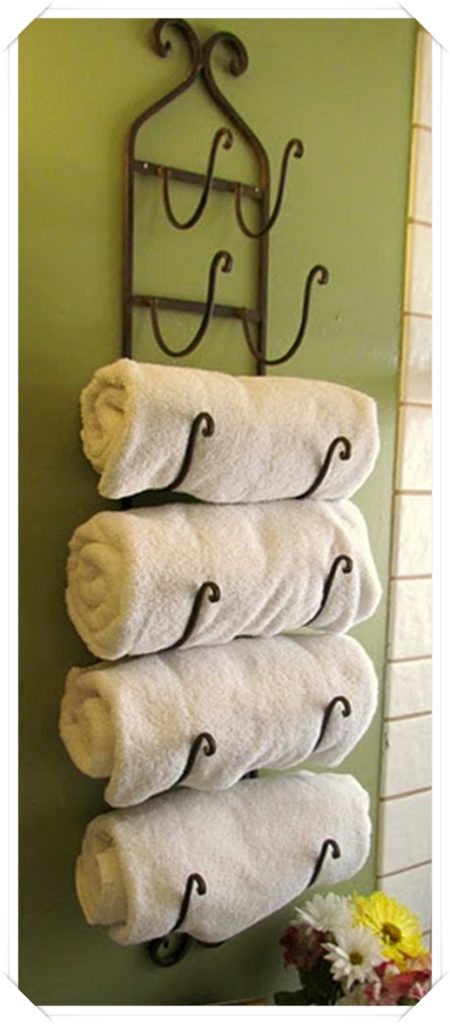 portasalviette in ferro battuto src=