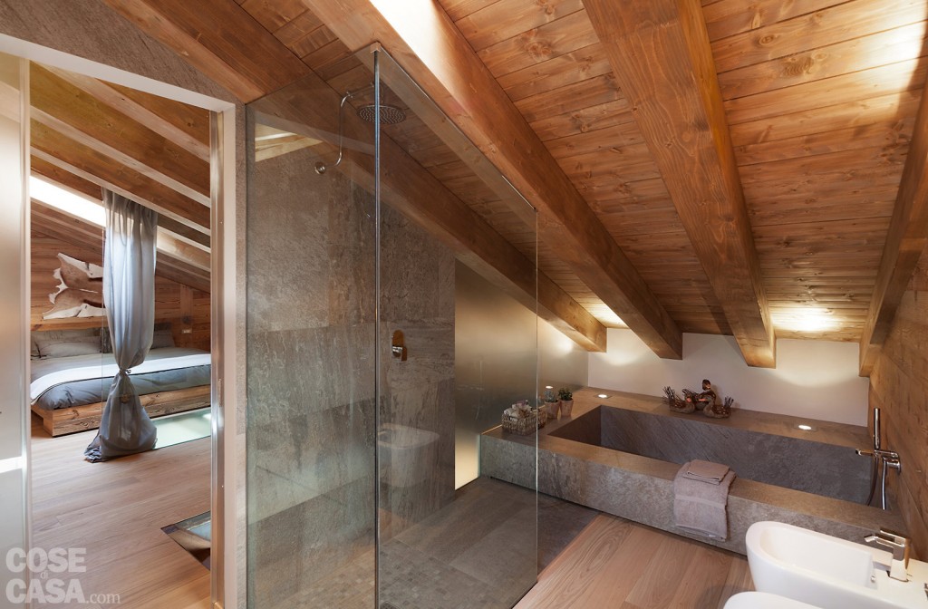 bagno in mansarda