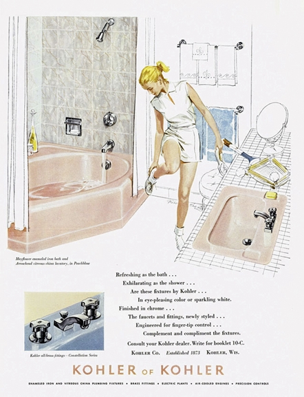 vintage ads bathroom bagnidalmondo src=